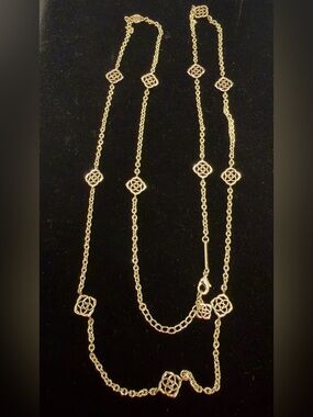 Kendra Scott Long Gold Necklace